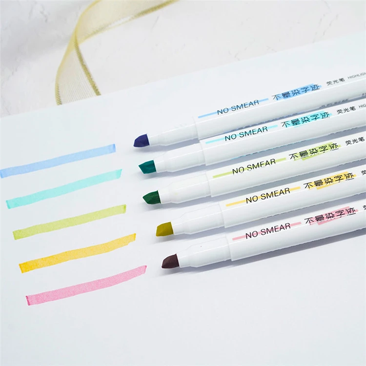 10 Koulè Asòti Highlighters